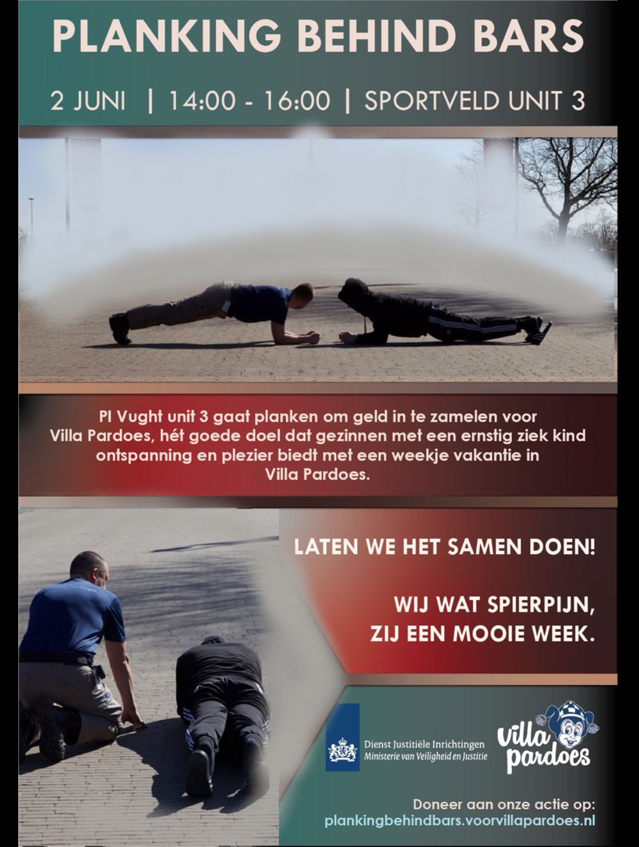 zaagvis's tweet photo. Voor iedereen die niet de LinkedIN kan lezen… de gedetineerden (patiënten van #PIVught gaan planken voor #vilaPardoes om te zorgen dat kinderen een onbezorgde vakantie kunnen vieren. Sponsoren mag uiteraard, en @villapardoes helpen is altijd goed!
De verwarde man kan meer! https://t.co/xwugsgCawe