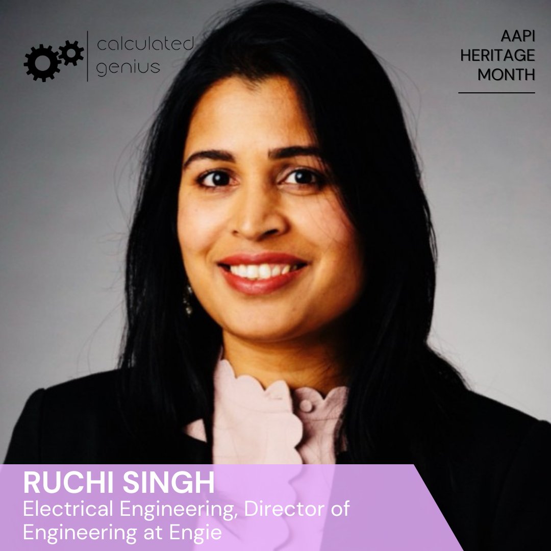 calcgeniuschi's tweet photo. "I came from a village (in India) where life with no electricity was normal. I decided to specialize in power systems &amp; the electricity grid"  Her career has focused on cutting edge solutions to enable access to economical electricity. #AAPIHeritageMonth #calculatedgenius https://t.co/kHzxjAHaJ5