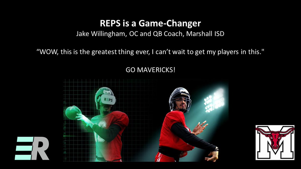 REPSVR's tweet photo. Advanced player development #WarriorsWanted #ByWarriorsforWarriors #REPSNation @Coach_J81 @marshallmavs @MarshallMavFB @CoachJAlvarez @dctf @THSCAcoaches @TexasCoaches @txhsfbchat https://t.co/W5pZRfXUuY