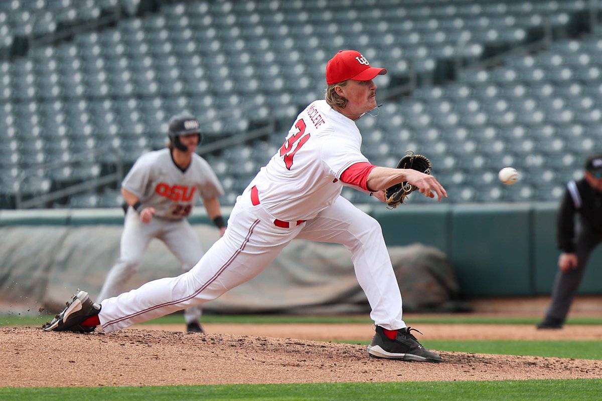 utahbaseball's tweet photo. Last 12 outings for our reliever from West Valley City...

⚾ @zacmccleve has allowed one run in 19.2 IP
⚾ Three saves vs. the top-20
⚾ 18 K's, including the side in order yesterday (all looking)

#UteNotes x #GoUtes https://t.co/vu1K1llNN4