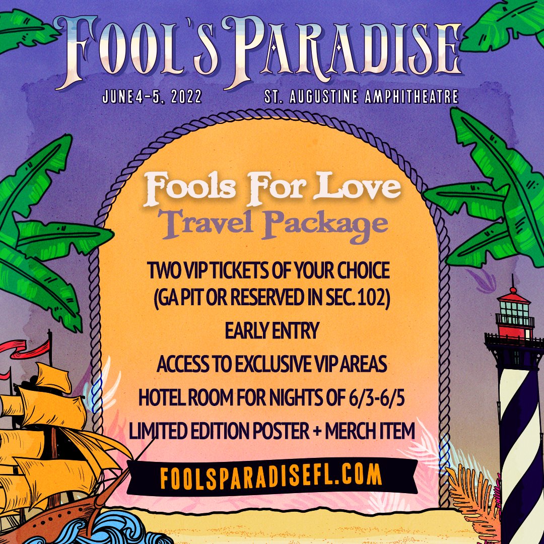 Are you a Fool for Love? 💘 Grab a Fool's Paradise Travel Package via our partners <a href="/rosetours/">Rose Tours</a> for access to VIP tickets, hotels and more!

Info/Purchase: bit.ly/FoolsTravel