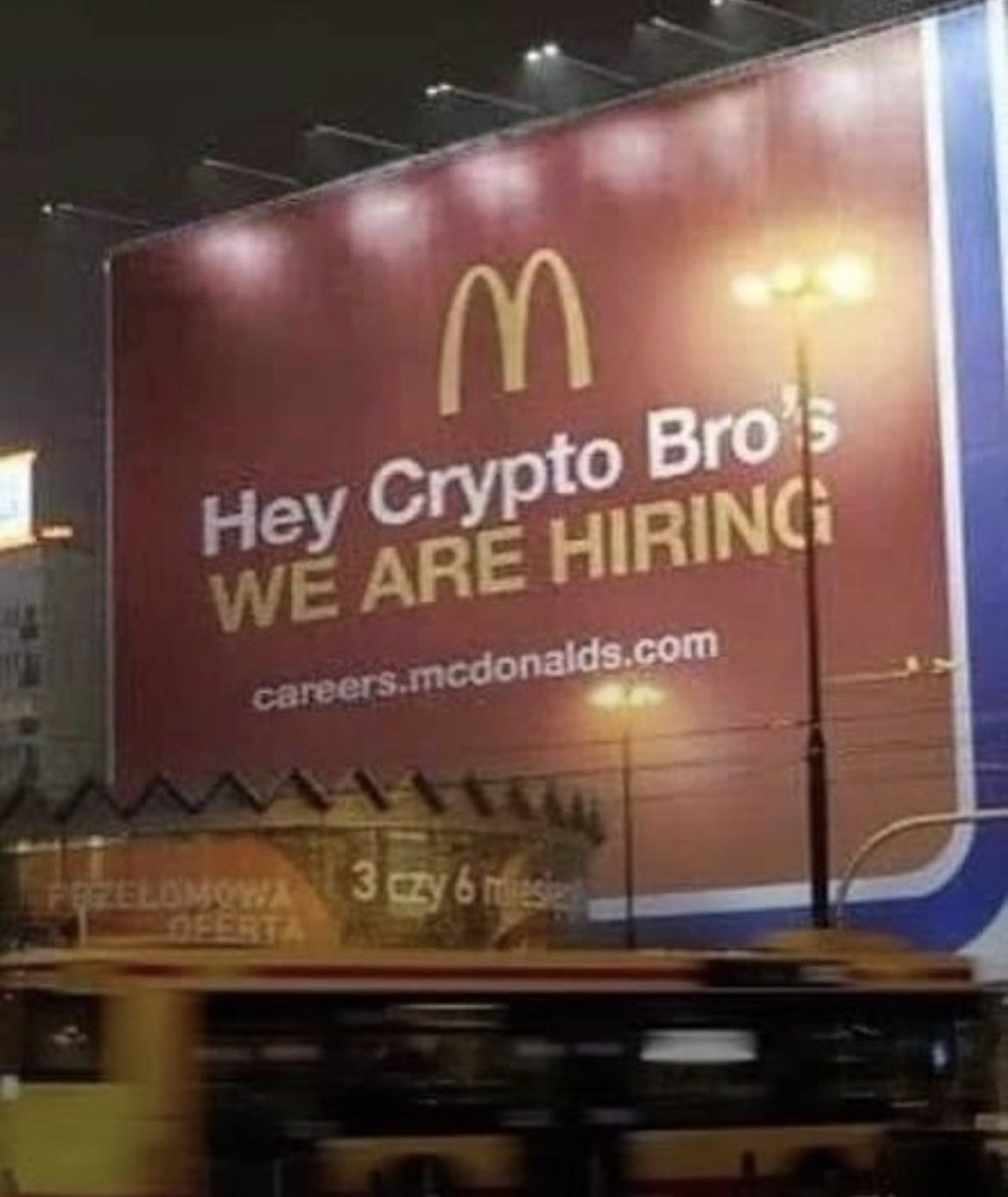 “Hey Crypto Bros, estamos contratando” 🤣