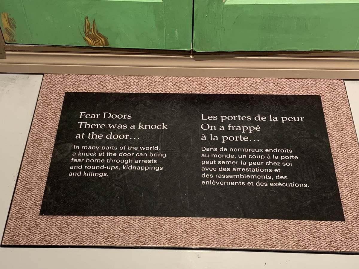 DrMeghanNorris's tweet photo. A really powerful exhibit at the #WesternDevelopmentMuseum in #YXE focused on experiences of refugees. Will be processing for a long while—both thought provoking and emotion provoking. https://t.co/KhtTKgPJqN