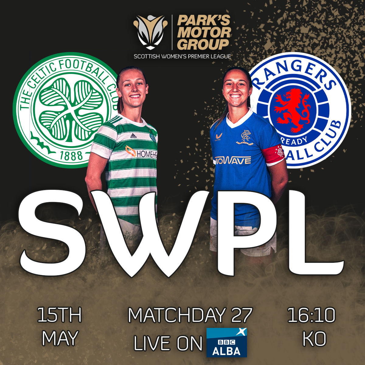 SWPL's tweet photo. NEWS | Sunday's @parksmotorgroup SWPL 1 match between @CelticFCWomen and @RangersWFC will be live on @bbcalba ๐บโฌ #ParksSWPL https://t.co/WXci4YUrI6
