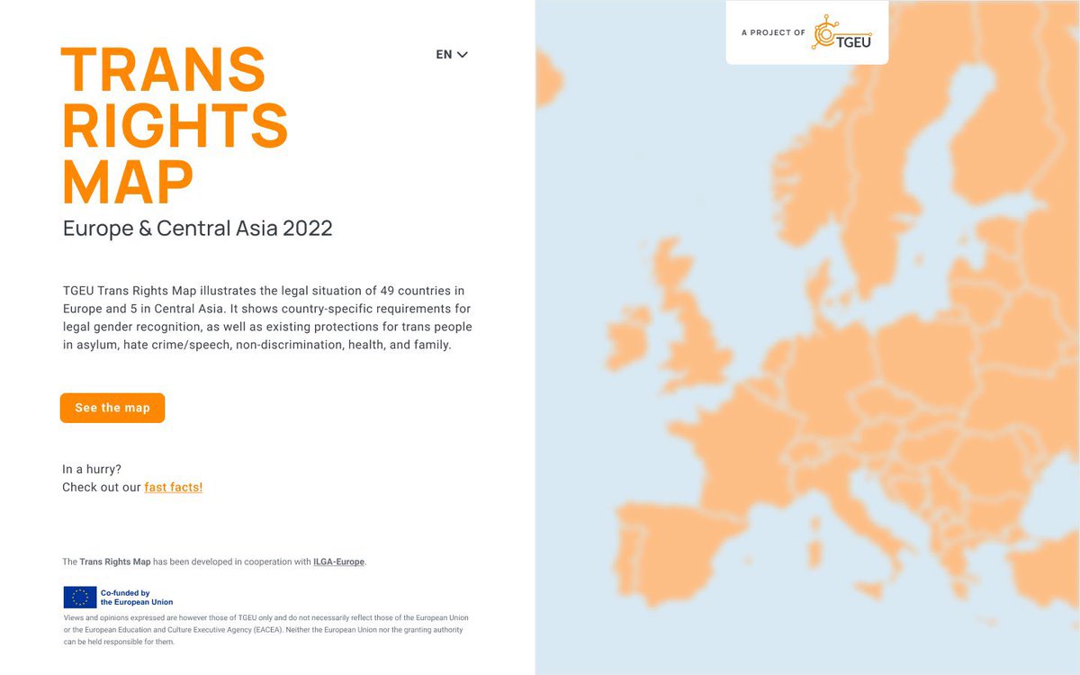 TENI_Tweets's tweet photo. Today, TGEU launched the 2022 update of the #TransRightsMap! 🏳️⚧️Ireland is 13th in Europe. We need to do better
➡️ https://t.co/Jdt0HSnATV https://t.co/rvECj6Fu1a