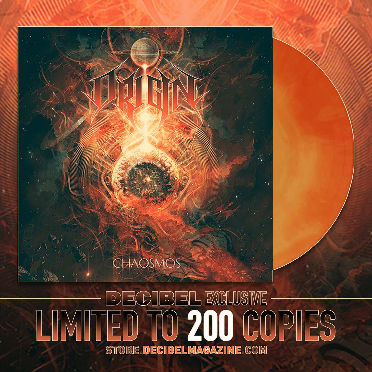 dbmagazine's tweet photo. Decibel has once again displayed amazing prescience in obtaining our own exclusive edition of this album, on swirly Orange-in-Orange vinyl (which if you ask us perfectly complements the killer cover art!)
Snag your copy of #Chaosmos by @OriginBand here:
https://t.co/xpvTFHJa7O https://t.co/Pv0dnAXJQy