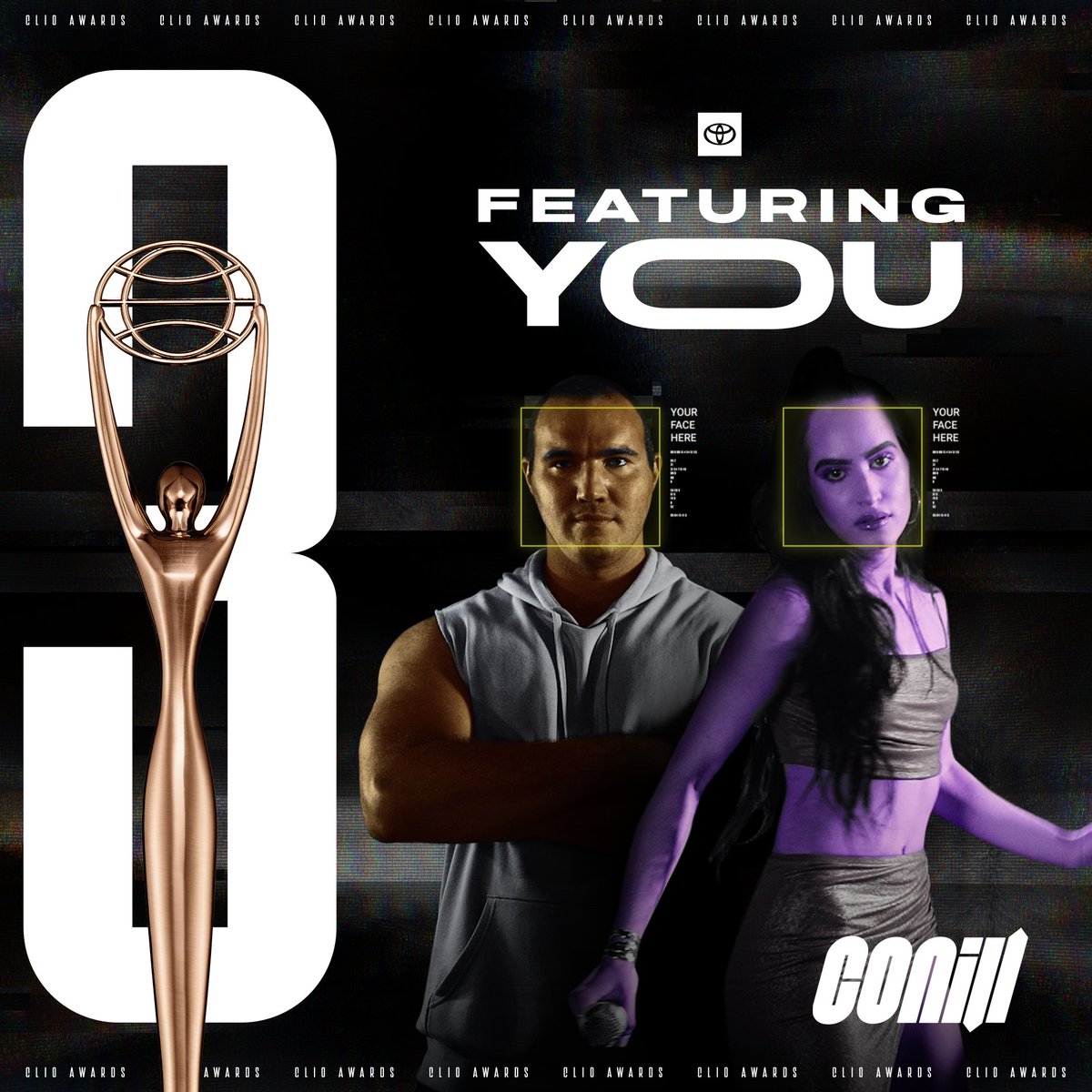 Conill's tweet image. 3 bronzes in Clio Music! Way to go, Toyota team! 👏👏👏 #DifferentRules #ClioMusic22