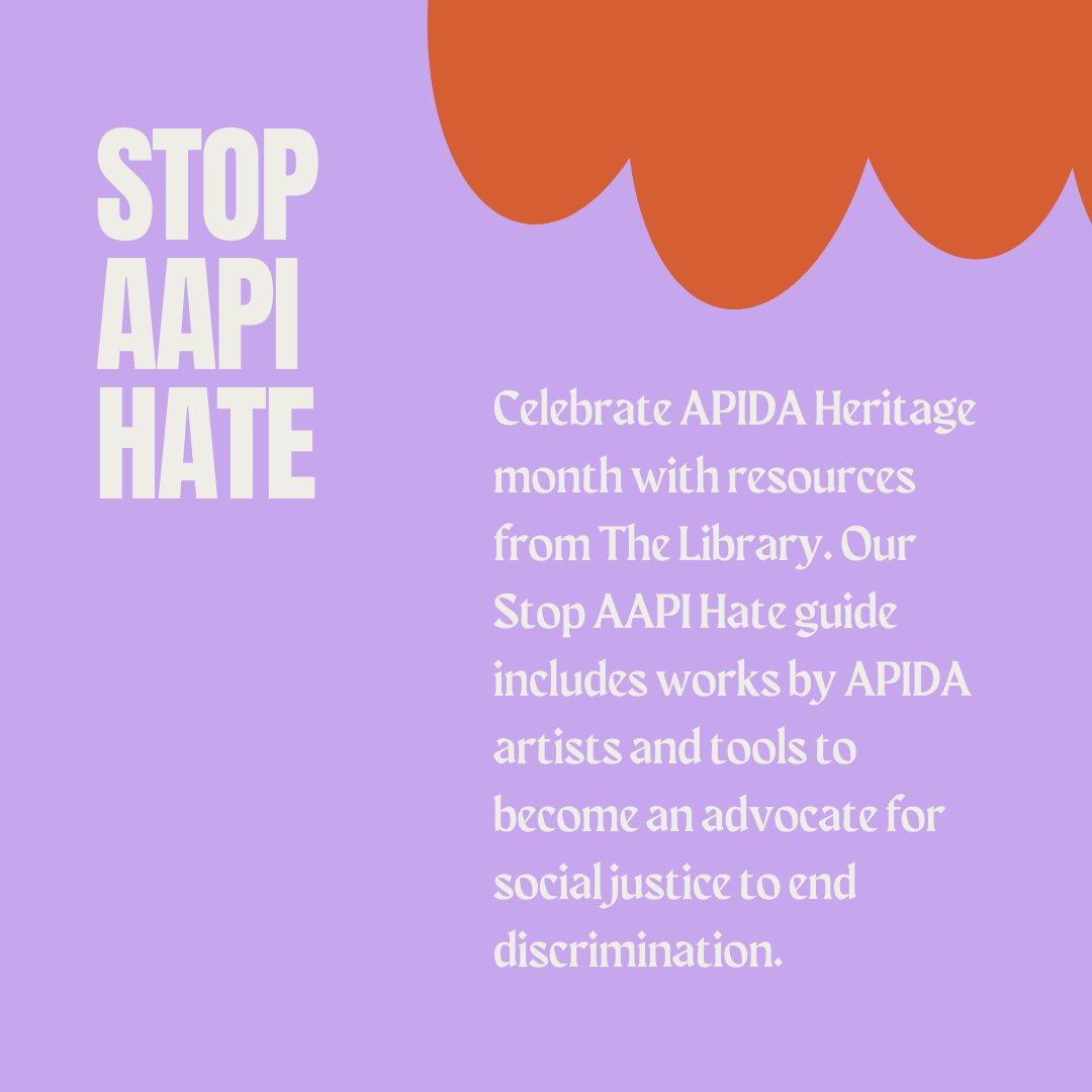 BerkleeLibrary's tweet photo. Celebrate APIDA Heritage month with resources from The Library. Our Stop AAPI Hate guide includes works by APIDA artists and tools to become an advocate for social justice to end discrimination. Check out the guide here: https://t.co/lGaFelAEV0 https://t.co/jwAY3kjpbh
