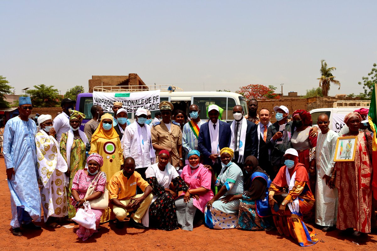 unfpa_mali's tweet photo. Lancement de la campagne nationale en faveur de la #PF, couplée au dépistage du cancer du col de l’utérus et du sein au Mali ce jour.

#UNFPA reste engagé aux côtés du @MSDS_Mali pour réaliser zéro besoin non satisfait en #PF au #Mali, a déclaré  @sassyves lors de la cérémonie. https://t.co/nnzvlyykcU