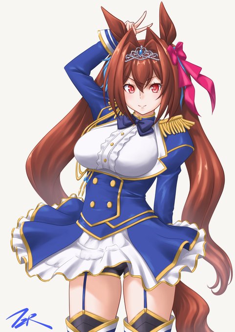 #ダイワスカーレット生誕祭2022
#ウマ娘 #ダイワスカーレット 
ウチで最も忙しい娘さん 