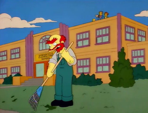 Simpsons_tweets's tweet photo. "We have barricaded ourselves in the school, and are not coming down until our demands are met!"
"Willie hears ya. Willie don't care." https://t.co/9Egya8hmDr