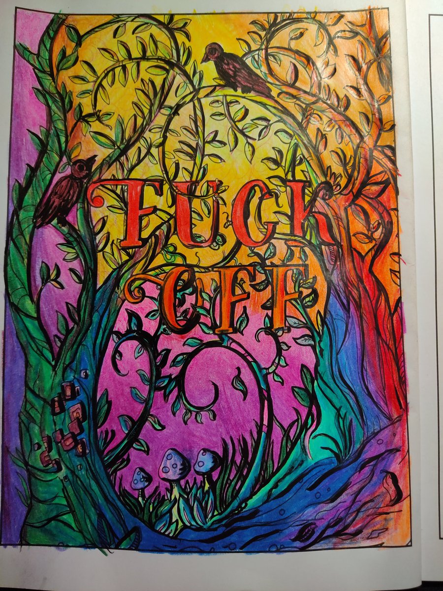 OtterlyRambling's tweet photo. #FuckOffImColoring #FuckOffCoronavirus https://t.co/2r6xD0fhRX