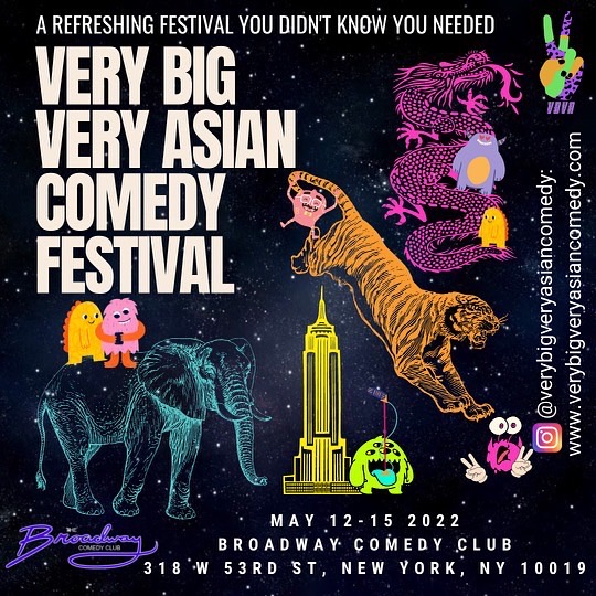 LadyspikeMedia's tweet photo. We are so excited to support the first annual Very Big Very Asian Comedy Festival this weekend in NYC! ✨

Check out our full interview with founder Christine Kim now: https://t.co/3MmCQofMrS https://t.co/2C3BS7QhuN
