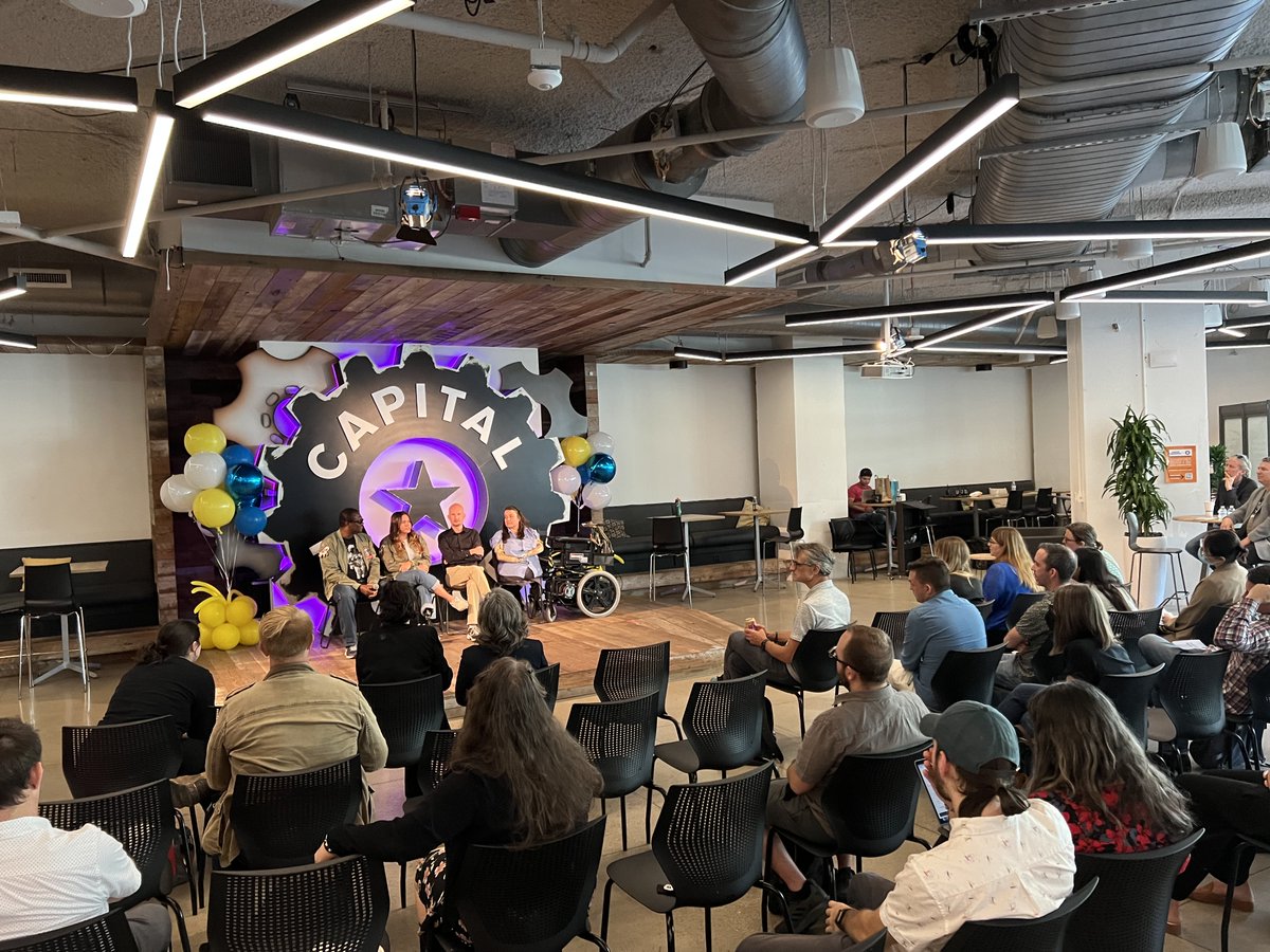 JoshuaBaer's tweet photo. 3/10 My favorite quote from the @astroaccess panel "Just by being disabled individuals we are all engineers" #AccessibilityInTech @CFDiversity @CapitalFactory https://t.co/R5TwPCSjTa