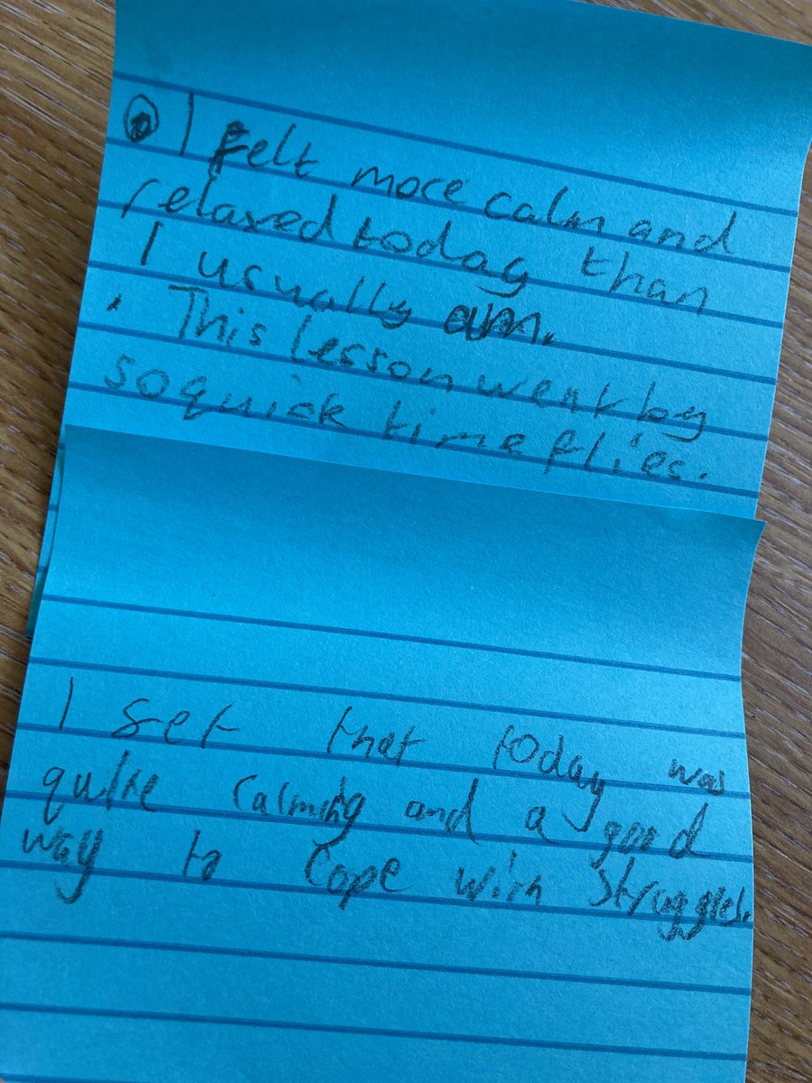 TheRoseRoom3's tweet photo. Great feedback from this week’s S3 well-being input 🤍 #MentalHealthAwarenessWeek https://t.co/e9cK8O98RP