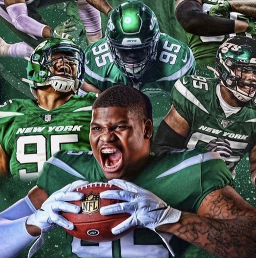 DraftingJets's tweet photo. Carl Lawson: The Jets’ DL is “a breeding ground for monsters.”
No QB is waking up from this nightmare. It’s a reality…
#MonsterAreReal | #Jets | #TakeFlight https://t.co/qDZp5B19Pa