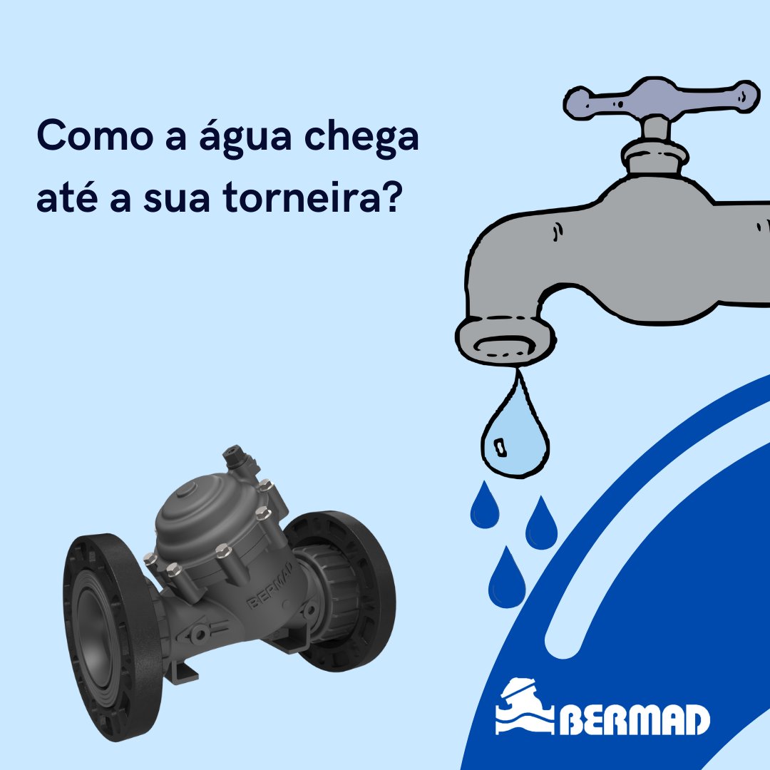 BermadBrasil's tweet photo. Você abre a torneira e a água sai. Parece simples, mas no subsolo há quilômetros e labirintos de dutos que levam água tratada para sua casa. Equipamentos como a válvula da Série 1000 da BERMAD! A válvula leve, atende a pressões de até 16bar o mais importante, é livre de corrosão! https://t.co/xMTM0XsfU7