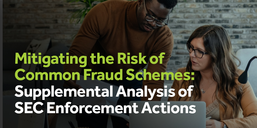 NEW: An analysis of 204 SEC enforcement actions details the most common in-scope fraud schemes by industry, respondent types, and duration. Take a deep dive into the insights with our AAER Analysis: bit.ly/3whrGHf