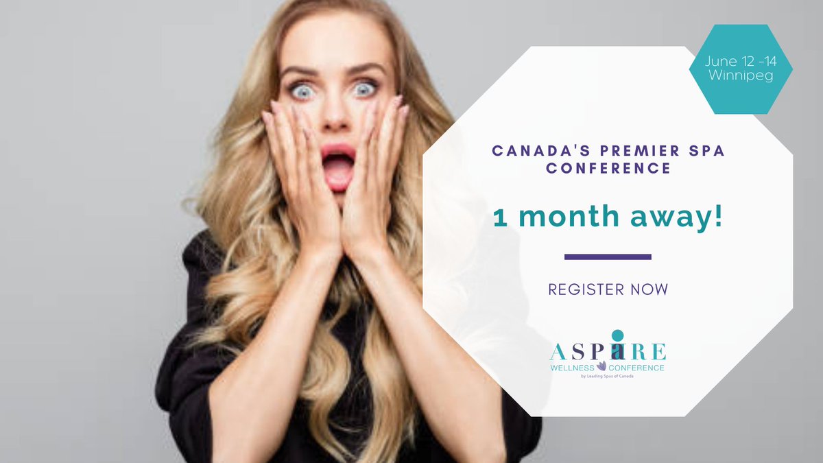 LeadingSpas's tweet photo. 1 MONTH AWAY! Join us at the prestigious @TheFortGarry Winnipeg for our ASPIRE #Spa &amp; Wellness Conference. This event is packed with incredible speakers, #wellness activities, #networking opportunities, a panel discussion &amp; more! Don't miss out, book now https://t.co/azEatu8cbC https://t.co/PTjdfuaQgC