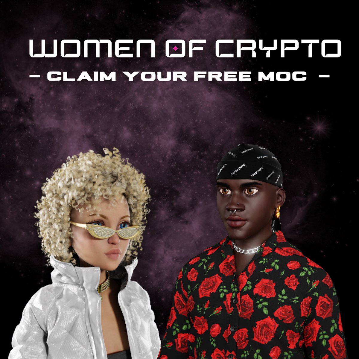 womenofcrypto_'s tweet photo. 📣✨ WOC Holders 👇
Have you gotten your free
#MenofCrypto yet?! ✨
Claim through our official website 💓 https://t.co/WaSwRoWuU8