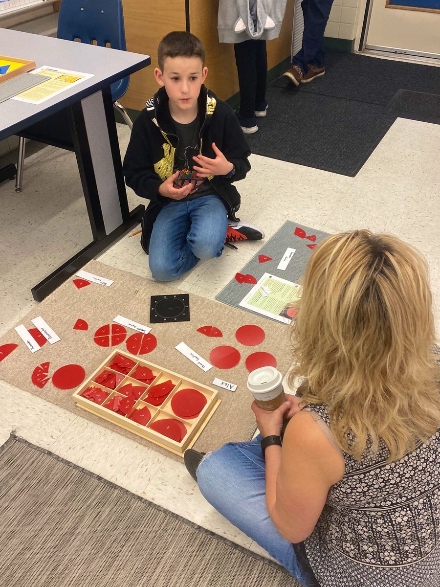 RRSchool's tweet photo. We had a fantastic PD on Montessori math this morning, led by some absolutely amazing students! #Montessori #Mathchat @StAlbertPublic https://t.co/iusNL73GUb