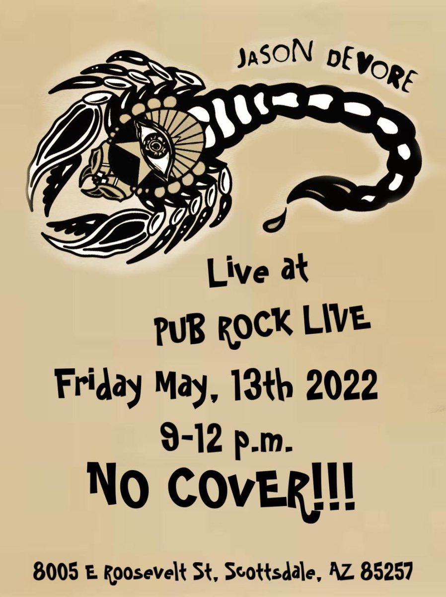 Don’t miss Jason Devore, lead singer of Authority Zero, tomorrow night! Did we mention it’s free? 👀