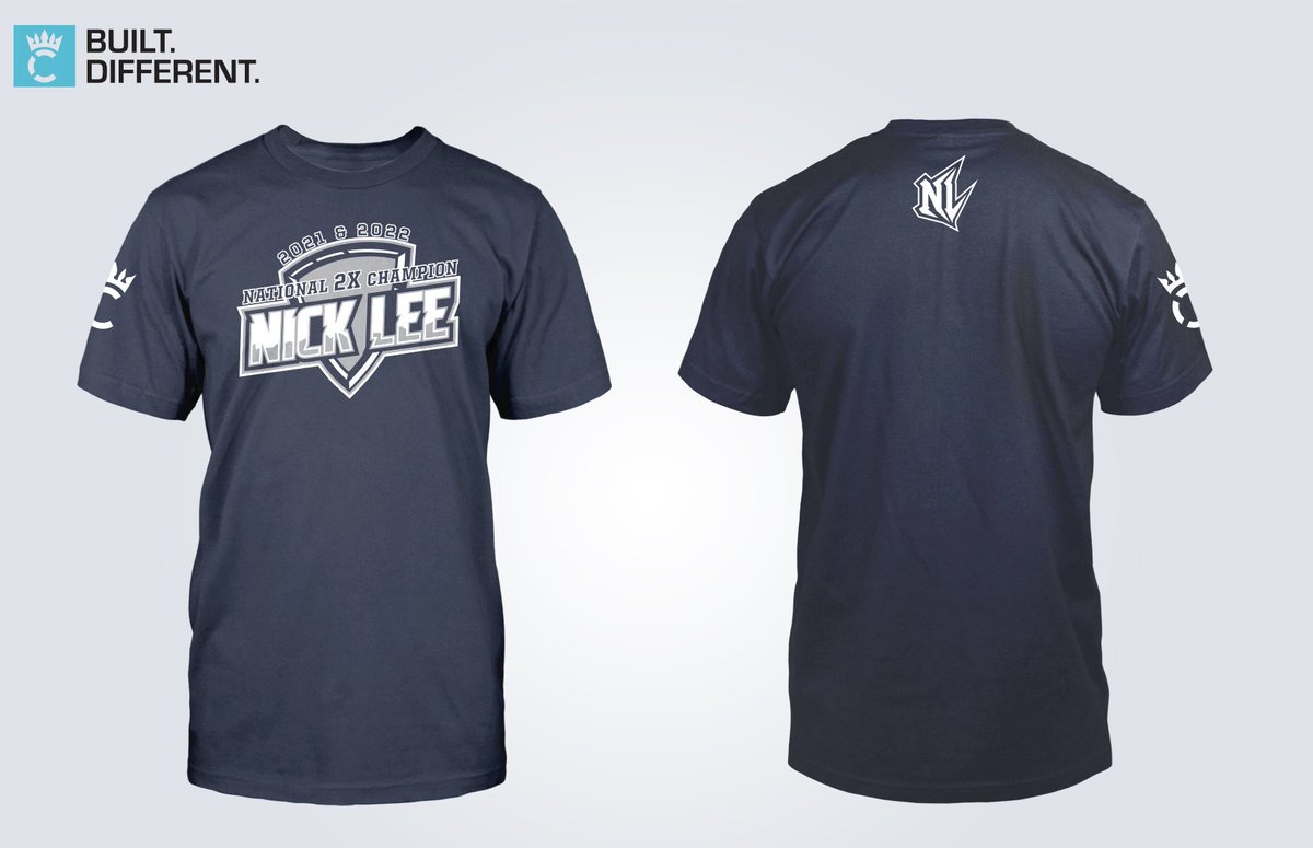 Nick Lee 2 X National Champion  teez coming out of the hopper soon.  Hit me up for wrestling apparel or screen print items from Compound Sportswear. <a href="/NickLee141/">Nick Lee</a>