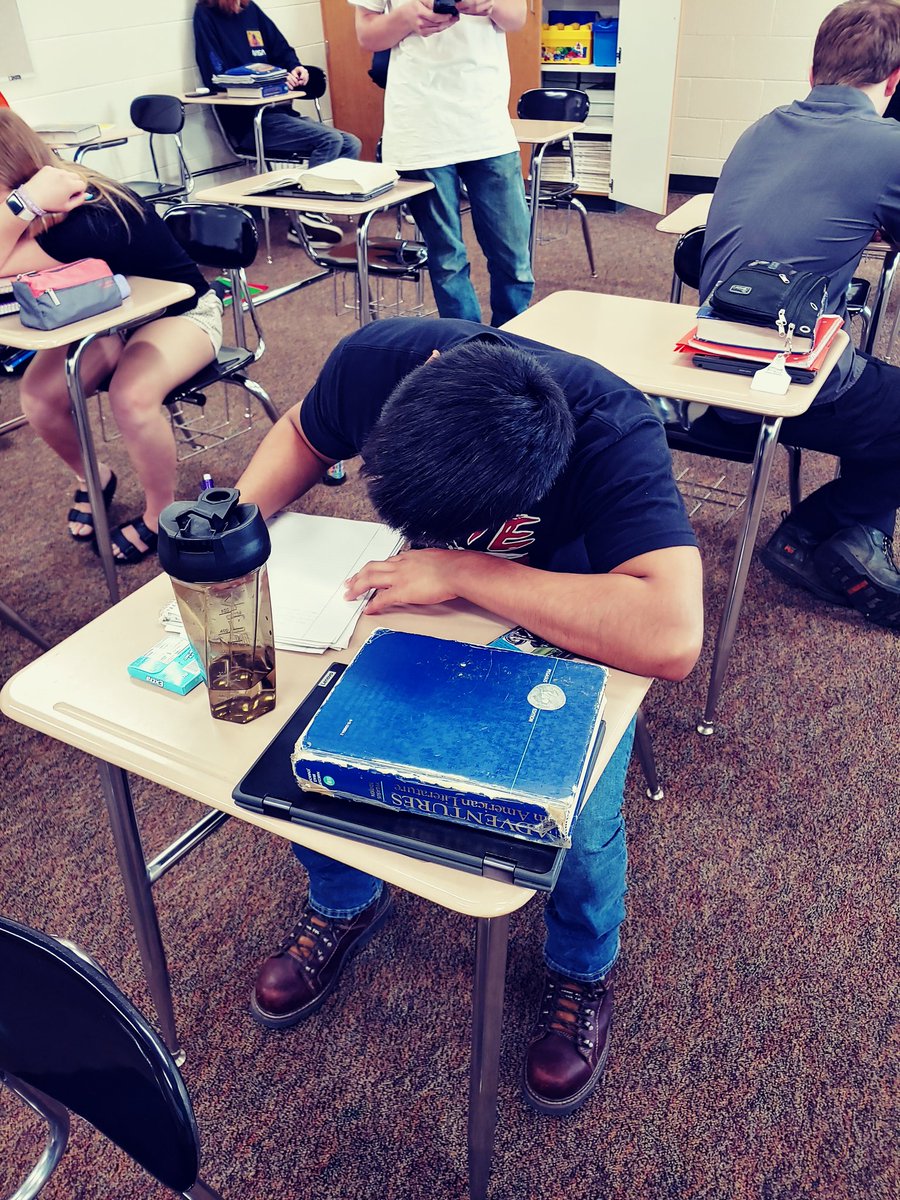 Triversman's tweet photo. Students tease him for his quiet demeanor, but his work ethic is why he is class president...3 times running. #ReedsvilleSD https://t.co/f3j4U404uI