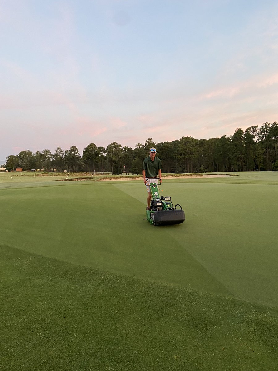 Hard to believe my internship at Pinehurst No. 2 started one year ago, today. Learned a lot and had even more fun!