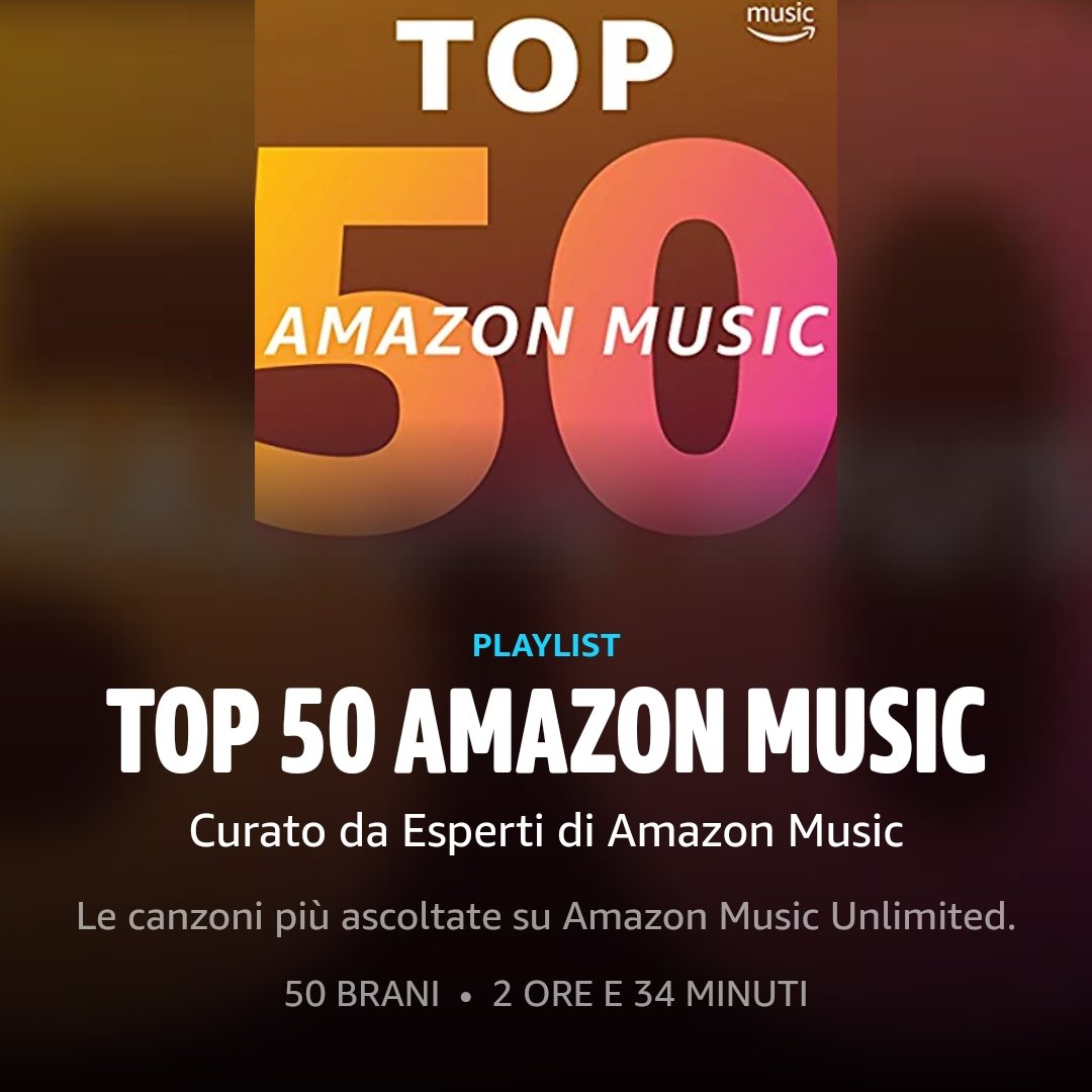 SasatoreS's tweet photo. Buonasera, appena scoperto che tienimi stanotte è entrata nella top 50 della canzoni più ascoltate su Amazon music,alla posizione 49.
Unico inedito amiciano in classifica.
Ha debuttato in meno di due settimane. https://t.co/zm94zdxXPW