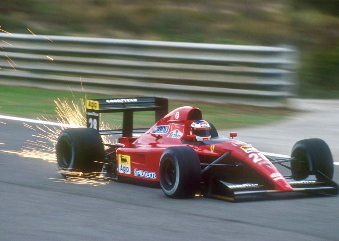 TobyMoody's tweet photo. WhatsApp convo with a good friend and the subject of Alesi driving Monaco Historic popped up so I just had to find a pic of the best looking Fezza he drove.
Just mega.
#F11991
#fullmarlybranding
#V12screamer #RayBansMadeItCooler https://t.co/FPzmyhzR8n