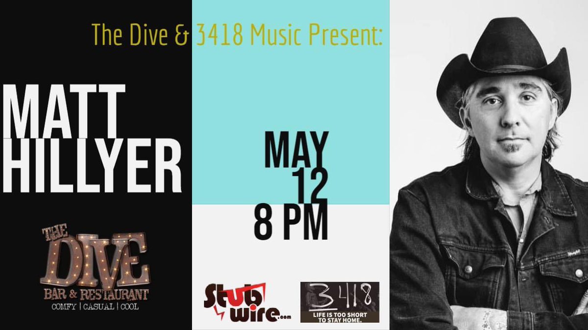 TheDiveDenton's tweet photo. Matt Hillyer is back! 

Join us tonight starting at 8pm for this FREE show! https://t.co/qm19JaVWdM