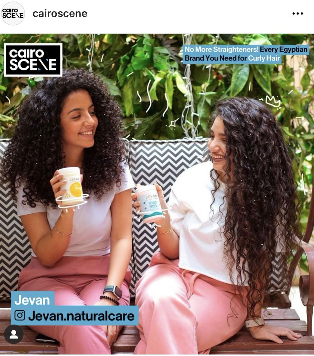 While you are taking care of your soul tring to find the authentic you, don’t forget to take care of your natural look ❤️ 

I am so happy that JEVAN has been featured by <a href="/CairoScene/">CairoScene</a> to be recognized as one of the local brands that support ladies natural look ❤️