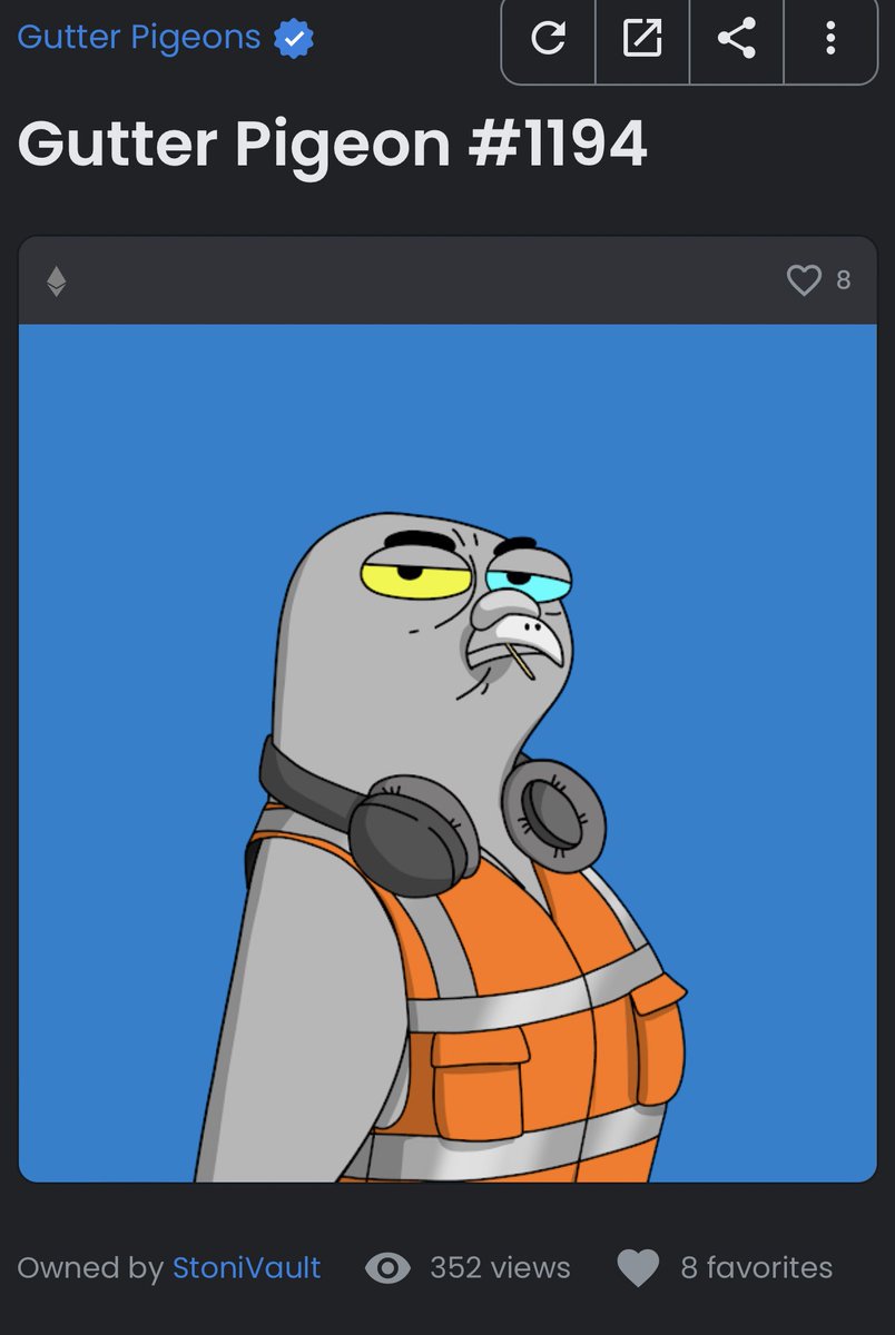 Stoniphantom's tweet image. Although my life has been kicking my ass I don’t let it sour me. I wanna bless someone !
Giving away this @GutterCatGang Pigeon! 
🖤 Follow @Stoniphantom &amp;amp; @GutterCatGang 
🖤 Retweet
🖤 Tag two nft frens you’d like in the gang too (: 
Picking right when I hit 20k followers! 
GANG