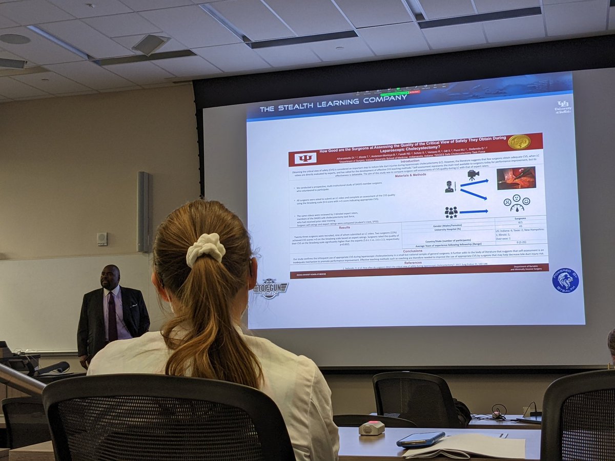 Joe L'Huillier (@joelhuillier101) on Twitter photo Dr. Rosser <a href="/TopGunSurgeon/">Top Gun Surgeon</a> presenting at <a href="/UBMDsurgery/">UBMD Surgery</a> <a href="/UBSurgery/">Department of Surgery | University at Buffalo</a> Grand Rounds today discussing dangers of the Lap Cholecystectomy and how to avoid pitfalls w a shout out to <a href="/dstefanidis1/">Dimitrios Stefanidis</a> for his work on problems w the critical view of safety. Let's do better to keep people safe. Dr. Rosser <a href="/TopGunSurgeon/">Top Gun Surgeon</a> presenting at <a href="/UBMDsurgery/">UBMD Surgery</a> <a href="/UBSurgery/">Department of Surgery | University at Buffalo</a> Grand Rounds today discussing dangers of the Lap Cholecystectomy and how to avoid pitfalls w a shout out to <a href="/dstefanidis1/">Dimitrios Stefanidis</a> for his work on problems w the critical view of safety. Let's do better to keep people safe.