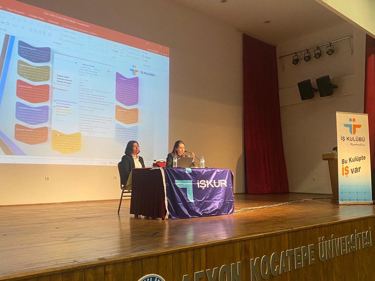kocatepegikat's tweet photo. Bugün topluluğumuz @kocatepegikat , @akugikam ve @turkiyeiskurumu tarafından ortaklaşa düzenlediğimiz Cv Hazırlama ve Mülakat Teknikleri Seminerimizden geriye kalanlar. 
Katılan herkese teşekkür ederiz. https://t.co/vFh0WoDLlR