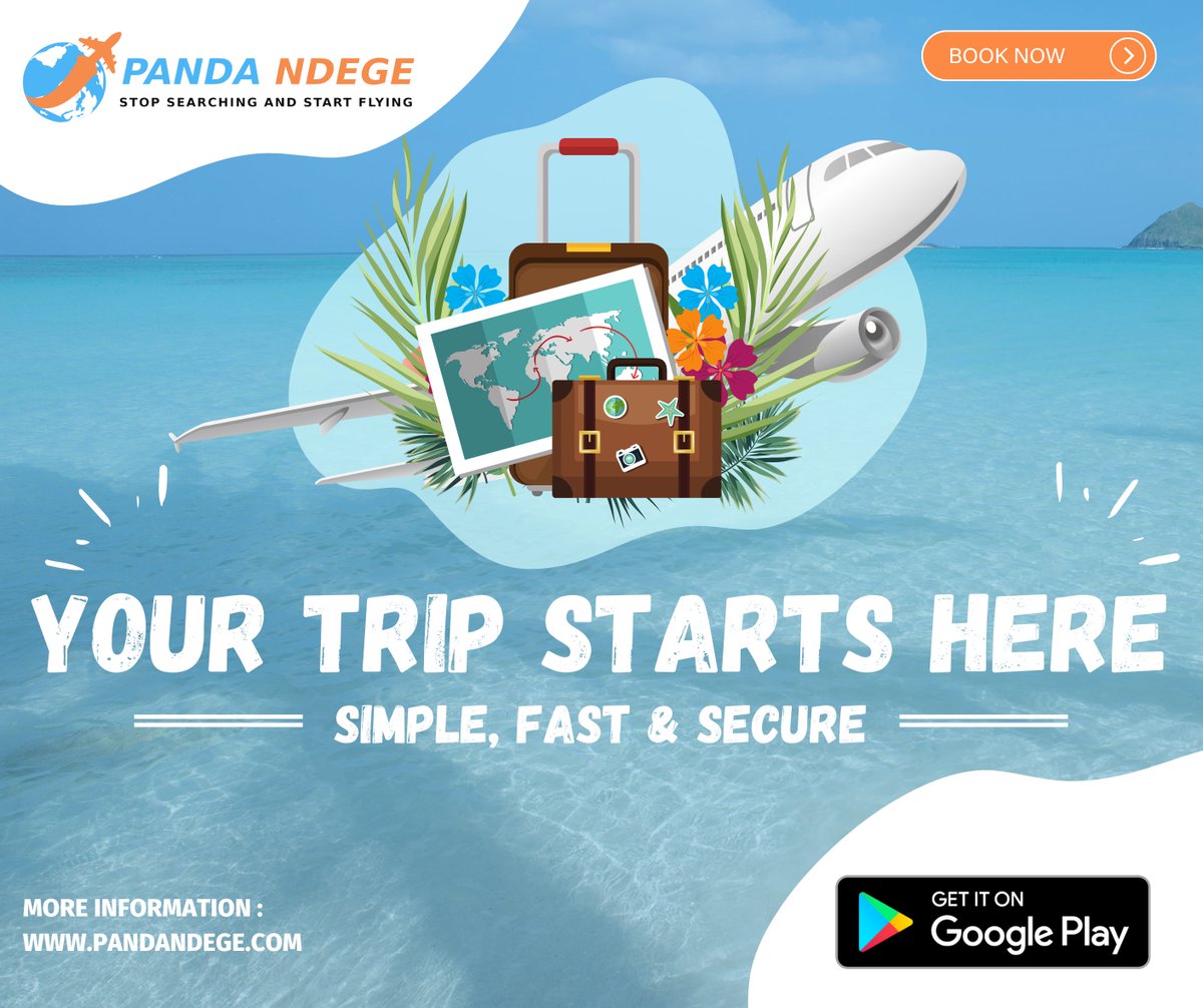 PandaNdege's tweet photo. Search, compare and book cheap flights with the Panda Ndege app. If you already know your travel dates, you'll be able to find the best deals with ease. 

https://t.co/8BBXoEJOrK

#PandaNdege #tembeakenya https://t.co/VesXNJmZyC