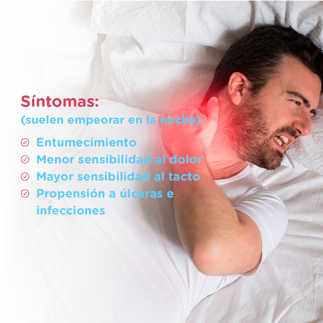 amae_community's tweet photo. ¿Qué es la #neuropatía diabética periférica?🤔

Provoca un daño a los nervios en las extremidades por alta concentración de #glucosa en la sangre y se caracteriza por ocasionar desde dolor hasta entumecimiento.

¡Aquí te contamos cuáles son los síntomas!

#diabetes #diabetestipo2 https://t.co/C633U6zoCv