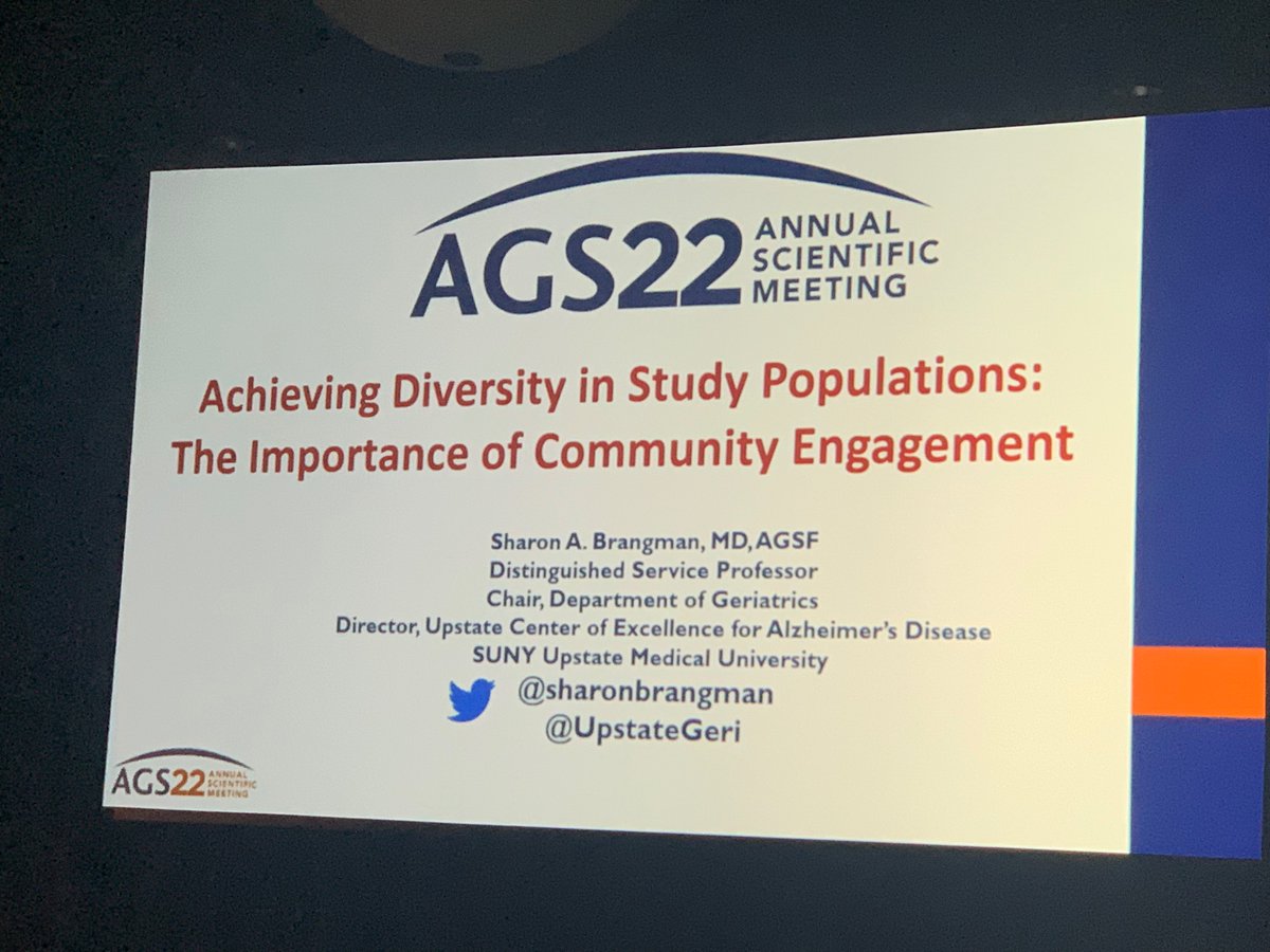 troenb's tweet photo. @AmerGeriatrics @SaidaMY2 @SharonBrangman #AGS22 Huge kudos to Dr. Sharon - AGS 2022 Henderson Awardee. https://t.co/s17145nR58