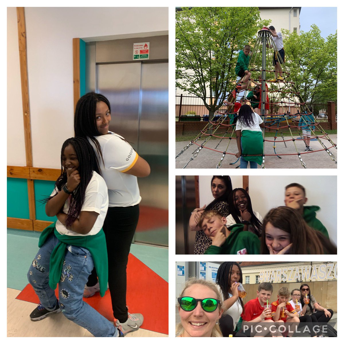 pencaerauprima1's tweet photo. Not to forgot the very important silly stuff we’ve been up to, if you can’t beat them join them! 🤪 We’ve had a ball, pupils and staff alike 😄 We can’t believe the last day is tomorrow 🥲 @EUErasmusPlus @ISLCymru #DORIS https://t.co/JG42eglJoP