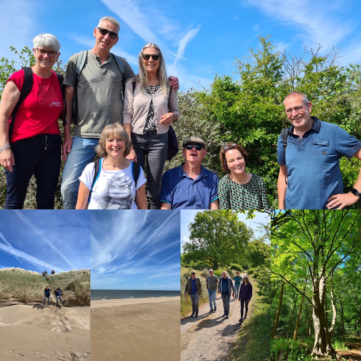 Gert1962's tweet photo. Supergezellige dag met de wandelhelden in Rockanje. Gezellig gelopen, prachtig weer, lekker gegeten en ontzettend veel gelachen 🚶🏻‍♂️🥾☀️ #loopmaatjes #ommetje #wandeling #wandelen #walking #marcher #wandern  #caminar https://t.co/gRuXEGzImk