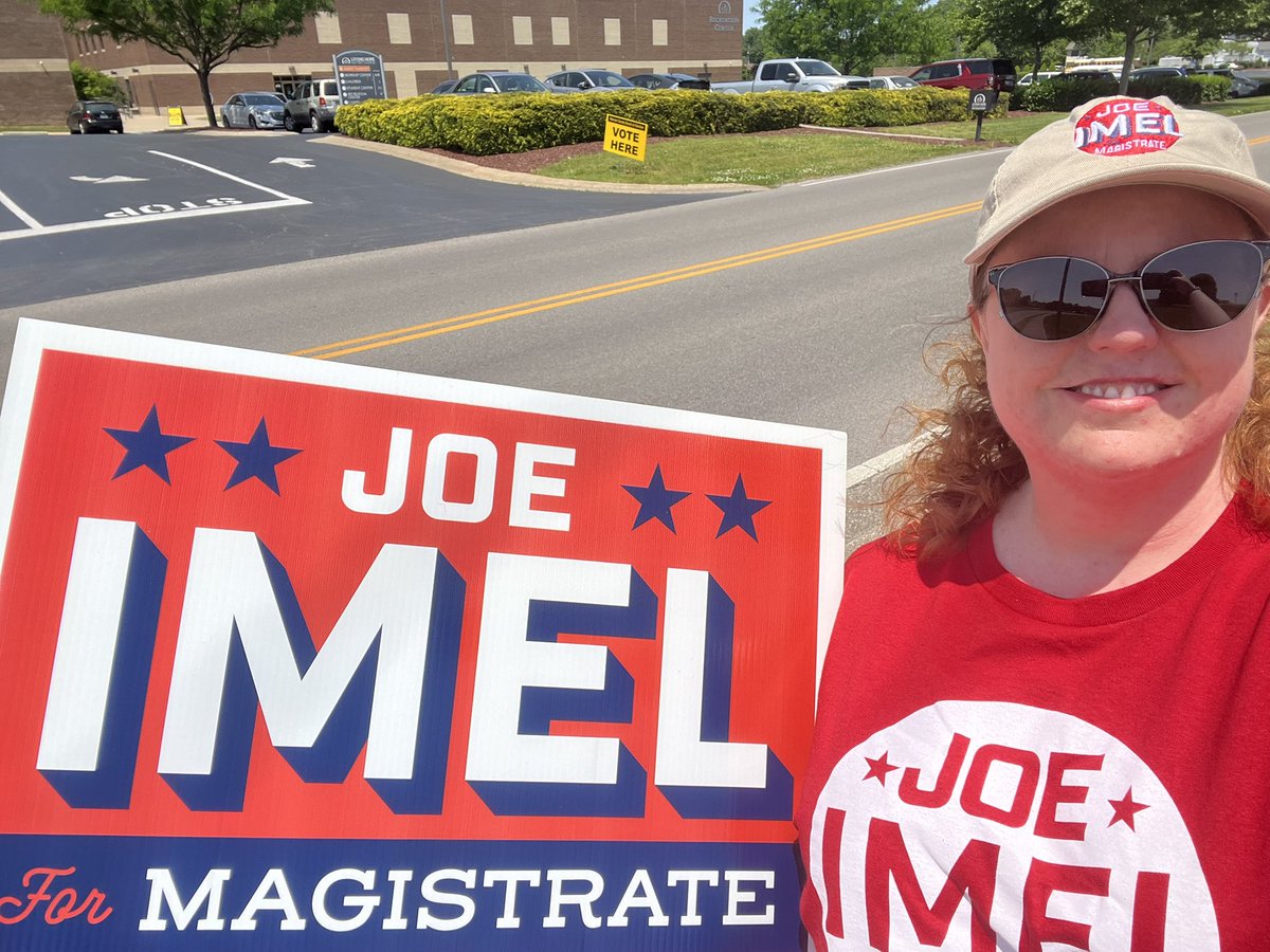 Joe Imel (@joeimel) on Twitter photo Great first day of early voting for <a href="/joeimel_vote/">@joeimel for magistrate</a> My family did a great job supporting me. Get out and vote to make me your next 4th District Magistrate. I would appreciate your support and more importantly your vote. Great first day of early voting for <a href="/joeimel_vote/">@joeimel for magistrate</a> My family did a great job supporting me. Get out and vote to make me your next 4th District Magistrate. I would appreciate your support and more importantly your vote.