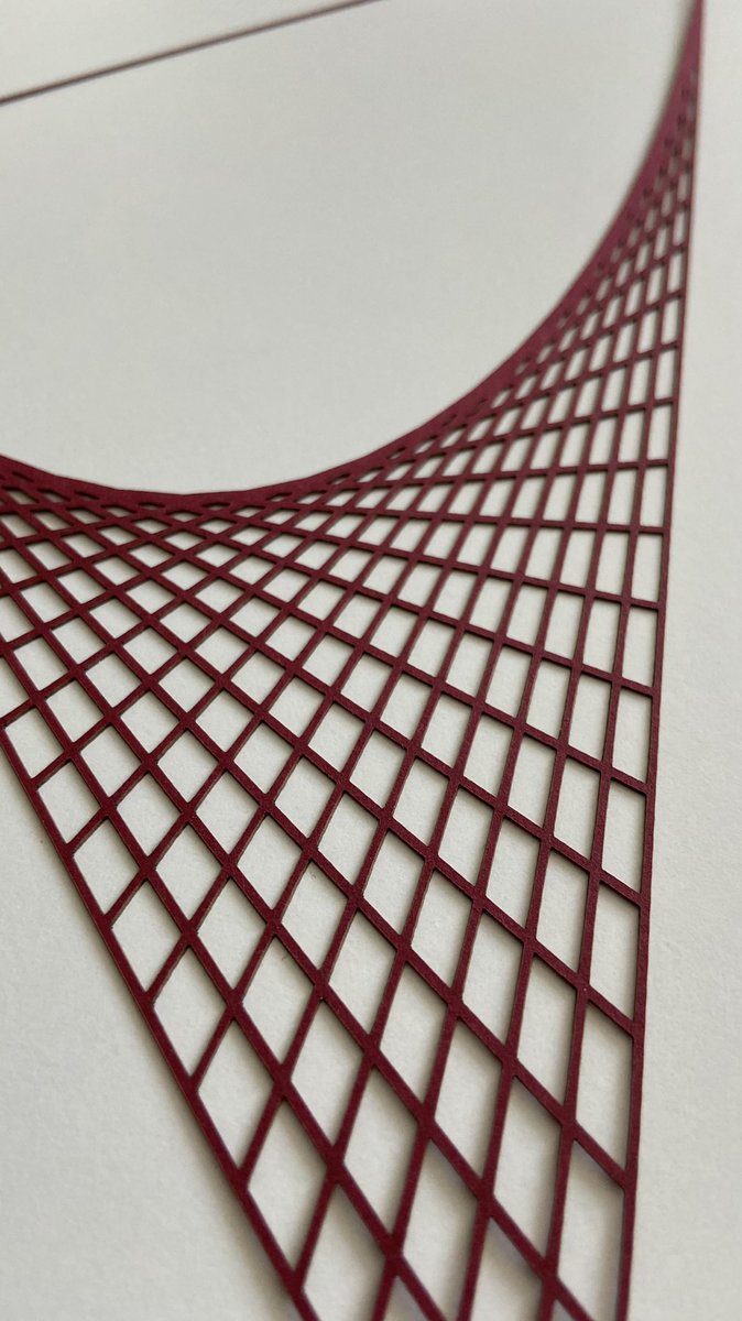 jeonghopark's tweet photo. CreativeCoding + Laser Cutter Experiments #creativecoding #p5js #svg #lasercutter #workshopidea #generative #geometry #htwdresdendesign https://t.co/sJ9507S1pV