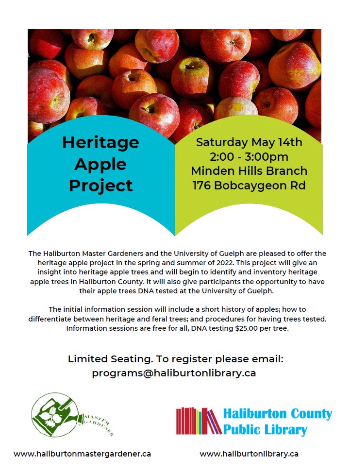 Haliburton County PL on Twitter "Join us Saturday at the Minden branch