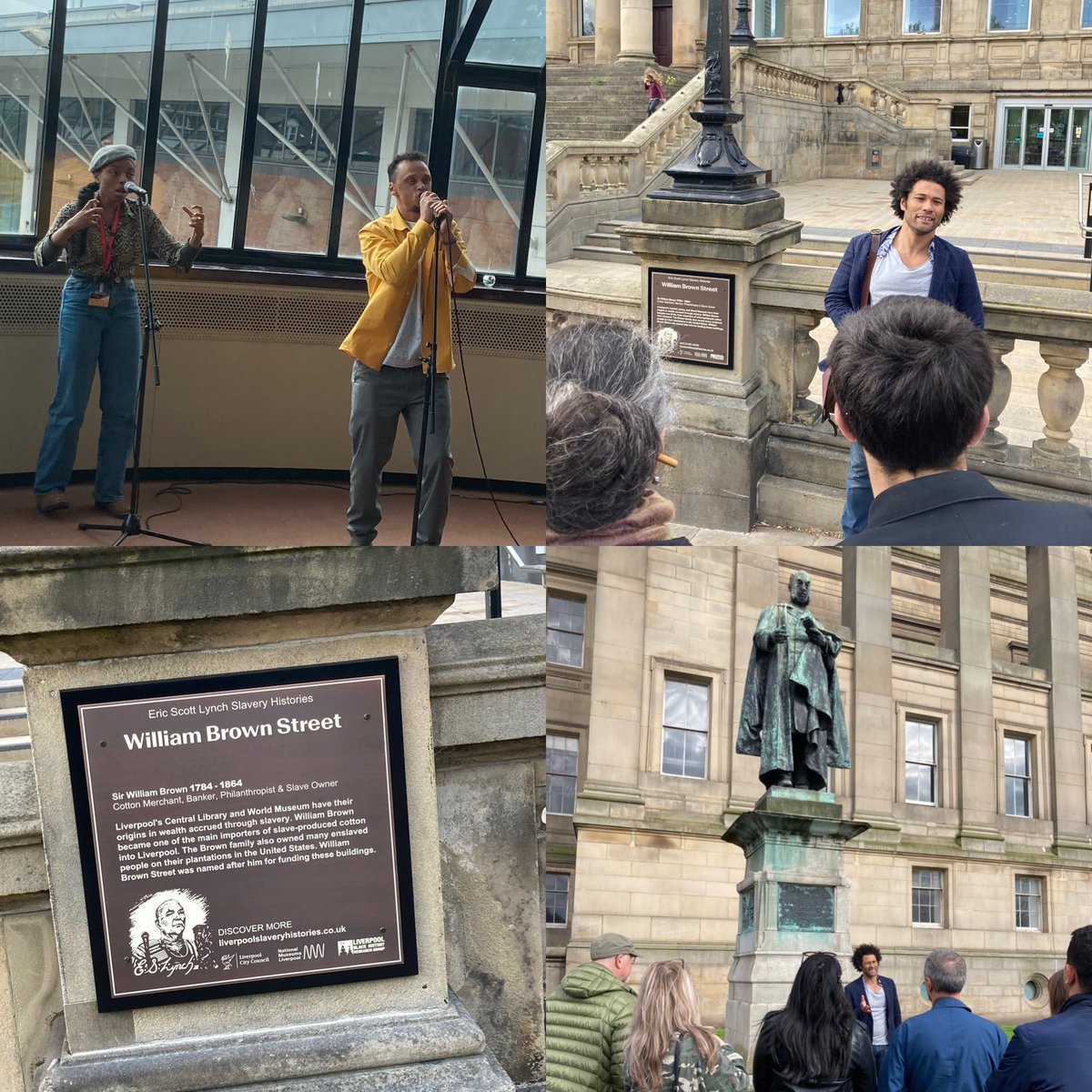 TallgirlonaBike's tweet photo. Today’s #FootstepsOfChange walking tour from @thackim @falling_doors once again opened my eyes to this city &amp; it’s true history… 1/2 https://t.co/Un12tdeEjE