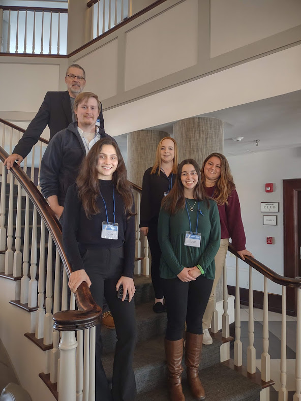 Regis nuclear medicine students recently participated in the New England Society of Nuclear Medicine Technologist Section annual meeting in Portsmouth, NH. 

The students presented their posters on a variety of research from both classroom and clinical studies.