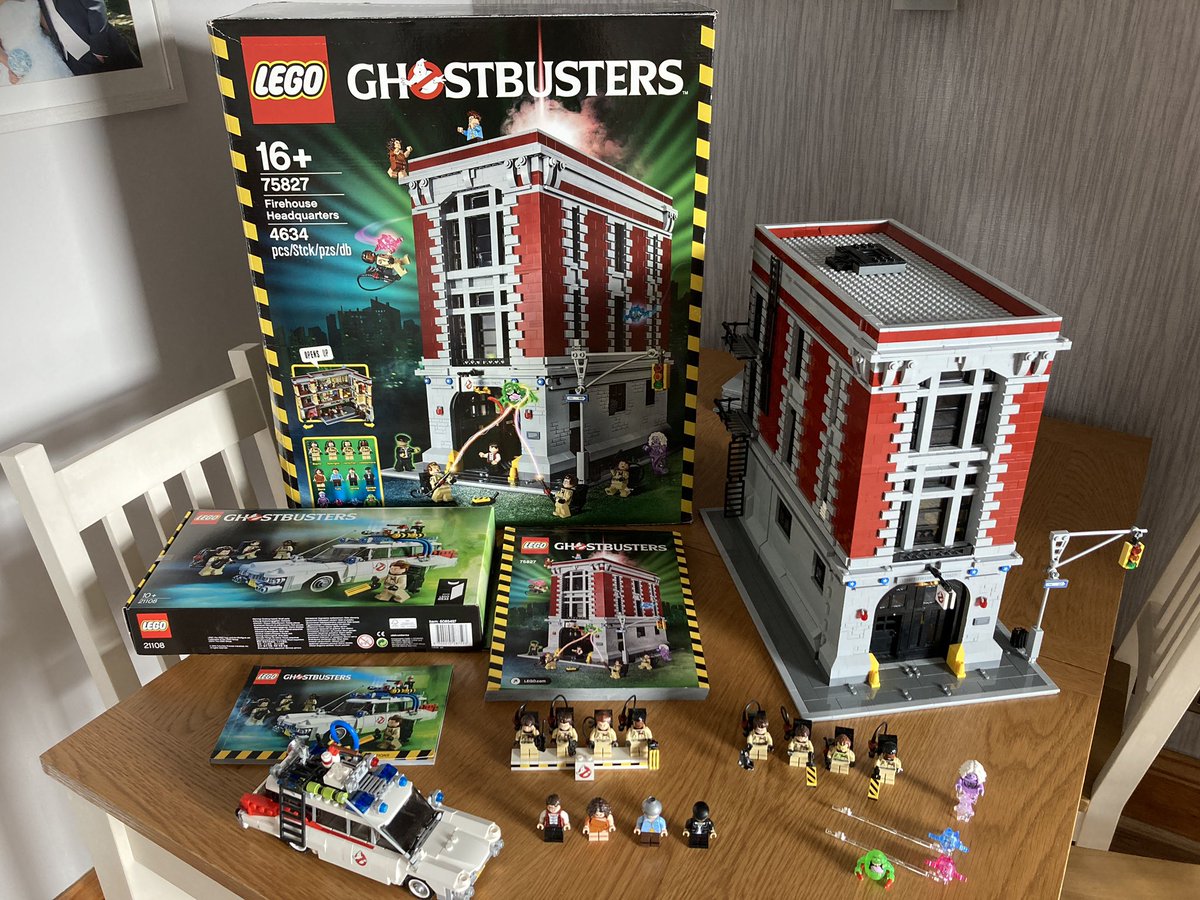 bobvintagebrick's tweet photo. I am parting ways with my LEGO Ghostbuster Firehouse HQ and LEGO Ideas Ecto-1 car if anyone is interested 👉 https://t.co/hWbt7QoB5k both sets are 100% complete and in very good condition. https://t.co/YD4mD2549D