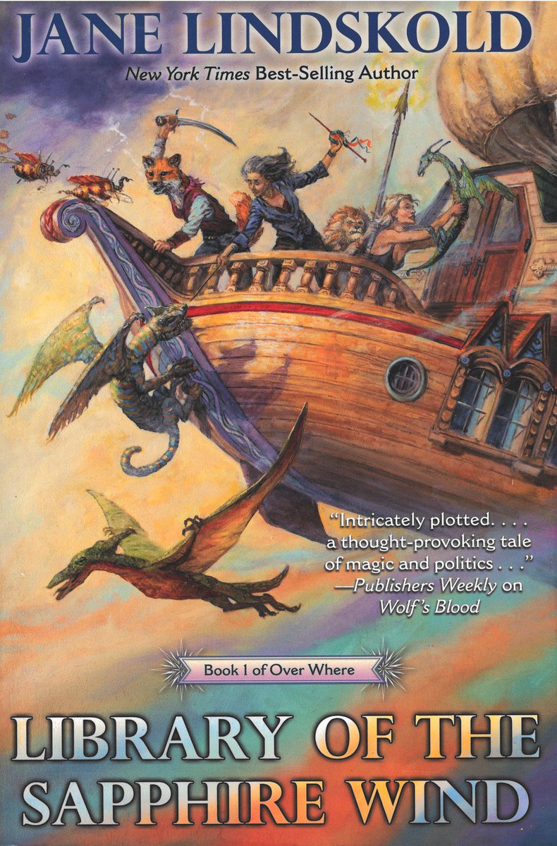 johndloyd's tweet photo. Library of the Sapphire Wind by @JaneLindskold
Young inquisitors summon three mentors. They get Meg, Peg &amp; Teg. A mistake? Believable contributions. Nice allusions to our fiction, friendship building, twists, epic quest. Book 1 of #OverWhere 4.3 stars
https://t.co/Qlg7KRg2Dd https://t.co/QSMqMga69j
