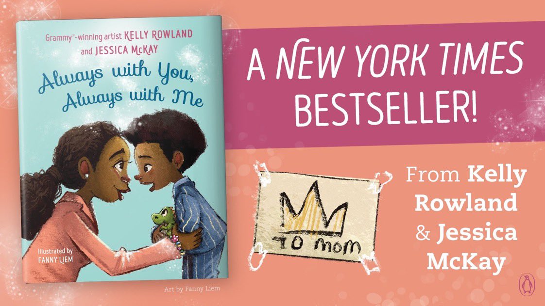 ArmyRowland's tweet photo. #AlwaysWithYouAlwaysWithMe is an instant New York Times Bestseller! 😍
Congratulations to @KELLYROWLAND, Jessica McKay and @wenfancyart!
Get your copy here: https://t.co/kntOW1K1a6 https://t.co/G8GiOrQSCP