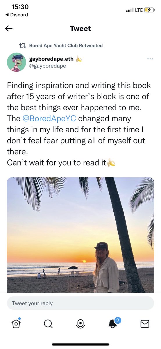 BoredAfrikaDude's tweet photo. I just saved this as a screenshot to constantly motivate myself to take the leap I deeply desire .God bless your book and may it break the records 
I’m anticipating to read your book .
Kindly send me a reminder when it’s officially out 
#bayc @ChillinApeSC @TheJitteryApe https://t.co/NfTUziEDU8